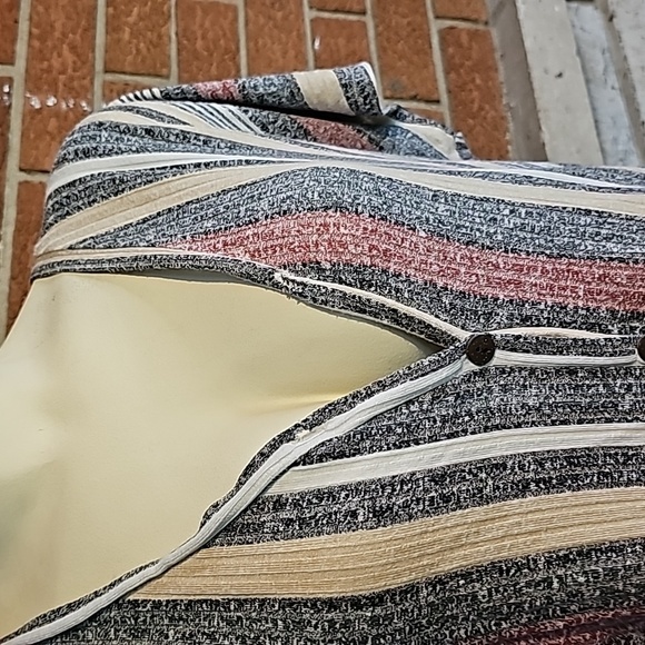 LG W5 oversized button up top anthropologie - Picture 2 of 8